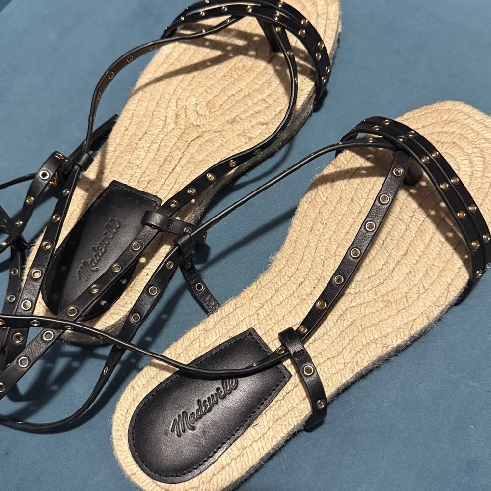 Madewell The Mira Espadrille Thong Sandal